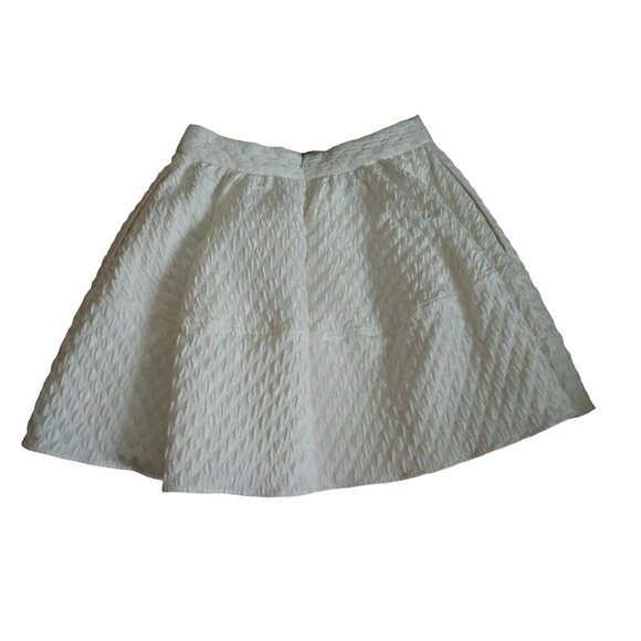 Express Skirt Womens Size 6 White High Waist Full Short Mini pockets - Picture 6 of 12